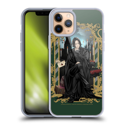 Harry Potter 25th Anniversary Anime Severus Snape Soft Gel Case for Apple iPhone 11 Pro & MagSafe