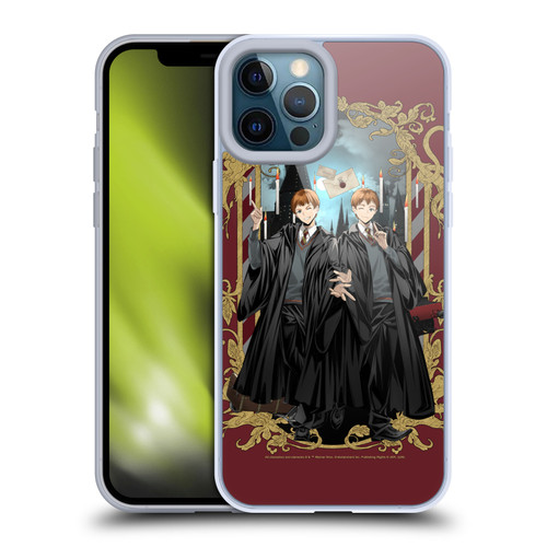 Harry Potter 25th Anniversary Anime Fred and George Weasley Soft Gel Case for Apple iPhone 12 Pro Max & MagSafe