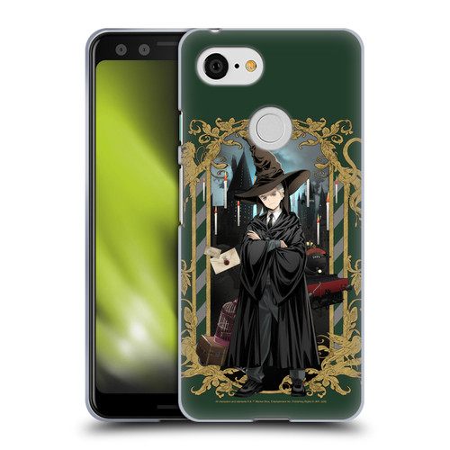 Harry Potter 25th Anniversary Anime Draco Malfoy Soft Gel Case for Google Pixel 3