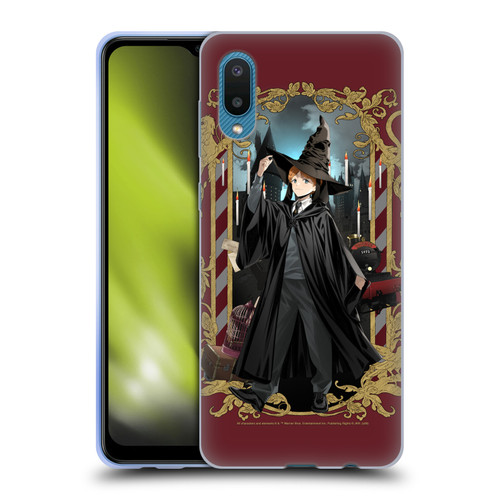 Harry Potter 25th Anniversary Anime Ron Weasley Soft Gel Case for Samsung Galaxy A02/M02 (2021)