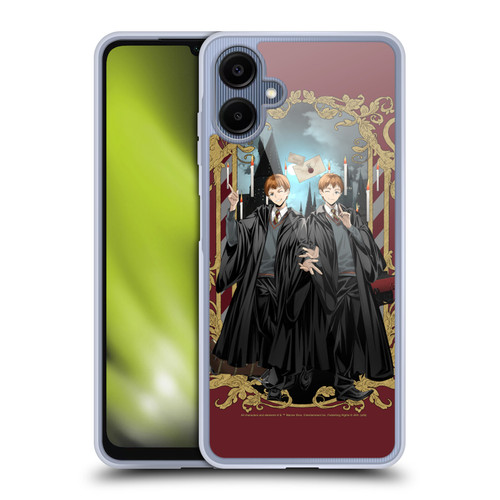 Harry Potter 25th Anniversary Anime Fred and George Weasley Soft Gel Case for Samsung Galaxy A06 4G