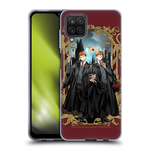 Harry Potter 25th Anniversary Anime Fred and George Weasley Soft Gel Case for Samsung Galaxy A12 (2020)