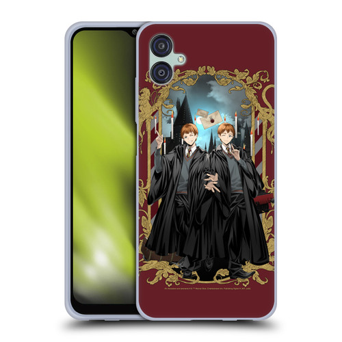 Harry Potter 25th Anniversary Anime Fred and George Weasley Soft Gel Case for Samsung Galaxy M04 5G / A04e