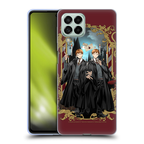 Harry Potter 25th Anniversary Anime Fred and George Weasley Soft Gel Case for Samsung Galaxy M53 (2022)