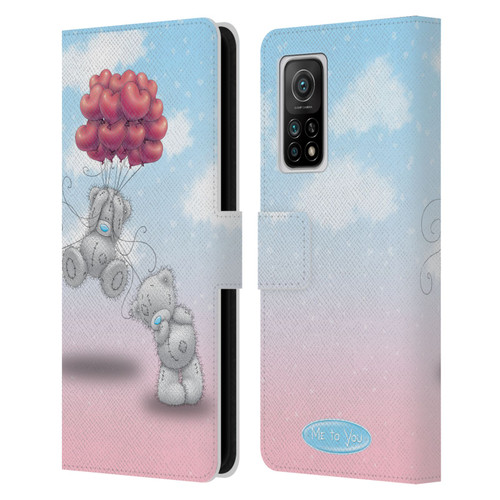 Me To You Classic Tatty Teddy Heart Balloons Leather Book Wallet Case Cover For Xiaomi Mi 10T 5G