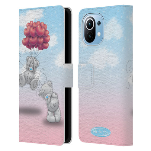 Me To You Classic Tatty Teddy Heart Balloons Leather Book Wallet Case Cover For Xiaomi Mi 11