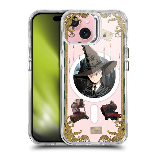 Harry Potter 25th Anniversary Anime Draco Malfoy SHOCKPROOF BUMPER CASE COMPATIBLE WITH Apple iPhone 15 & MAGSAFE