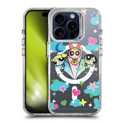 The Powerpuff Girls Character Icons Group SHOCKPROOF BUMPER CASE COMPATIBLE WITH Apple iPhone 15 Pro & MAGSAFE