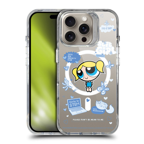 The Powerpuff Girls Character Icons Bubbles SHOCKPROOF BUMPER CASE COMPATIBLE WITH Apple iPhone 16 Pro & MAGSAFE
