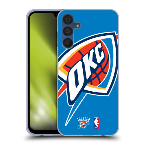 NBA Oklahoma City Thunder Logo Oversized Soft Gel Case for Samsung Galaxy A15 & MagSafe