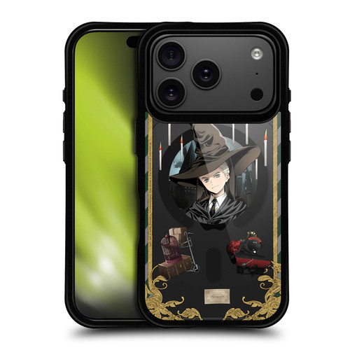Harry Potter 25th Anniversary Anime Draco Malfoy BLACK SHOCKPROOF BUMPER CASE COMPATIBLE WITH Apple iPhone 17 Pro & MAGSAFE