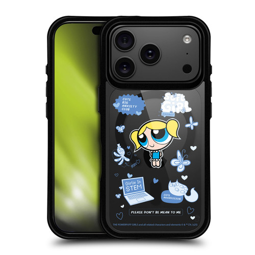 The Powerpuff Girls Character Icons Bubbles BLACK SHOCKPROOF BUMPER CASE COMPATIBLE WITH Apple iPhone 17 Pro & MAGSAFE
