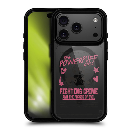 The Powerpuff Girls Character Icons Heroes BLACK SHOCKPROOF BUMPER CASE COMPATIBLE WITH Apple iPhone 17 Pro & MAGSAFE