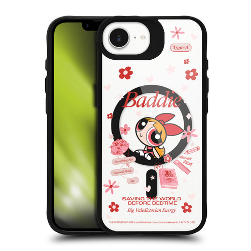 The Powerpuff Girls Character Icons Blossom BLACK SHOCKPROOF BUMPER CASE COMPATIBLE WITH Apple iPhone 16e / Apple iPhone 17e & MAGSAFE