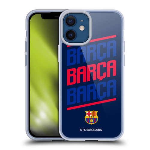 FC Barcelona Graphics Barca Type Soft Gel Case for Apple iPhone 12 Mini & MagSafe