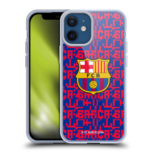 FC Barcelona Graphics Pattern Soft Gel Case for Apple iPhone 12 Mini & MagSafe