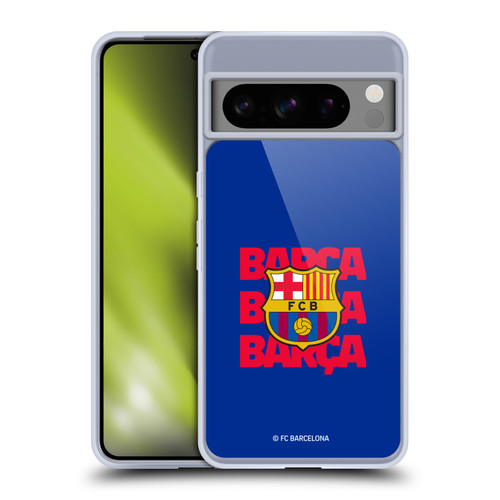 FC Barcelona Graphics Barca Crest Soft Gel Case for Google Pixel 8 Pro