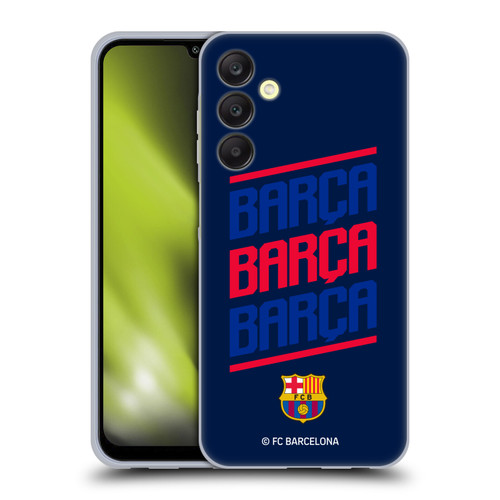 FC Barcelona Graphics Barca Type Soft Gel Case for Samsung Galaxy A25 5G