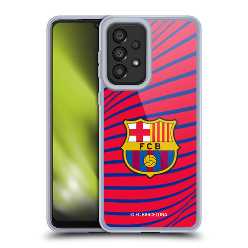 FC Barcelona Graphics Texture Soft Gel Case for Samsung Galaxy A33 5G (2022)