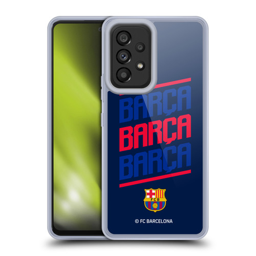 FC Barcelona Graphics Barca Type Soft Gel Case for Samsung Galaxy A53 5G (2022)