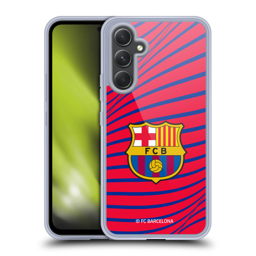 FC Barcelona Graphics Texture Soft Gel Case for Samsung Galaxy A54 5G