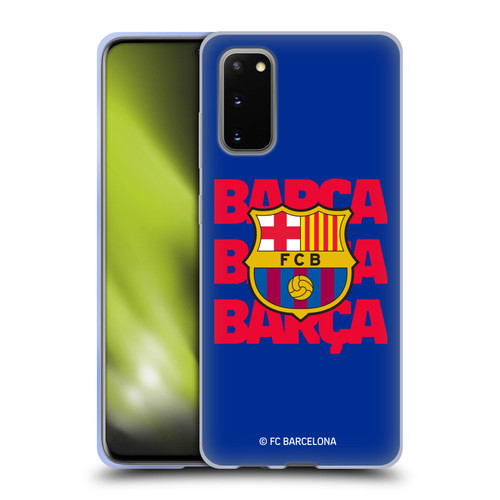 FC Barcelona Graphics Barca Crest Soft Gel Case for Samsung Galaxy S20 / S20 5G