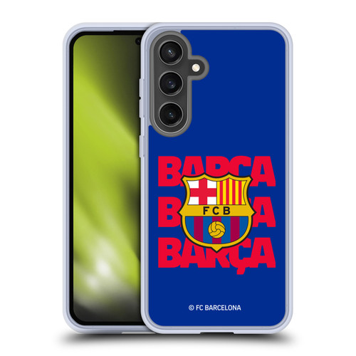 FC Barcelona Graphics Barca Crest Soft Gel Case for Samsung Galaxy S24 FE & MagSafe