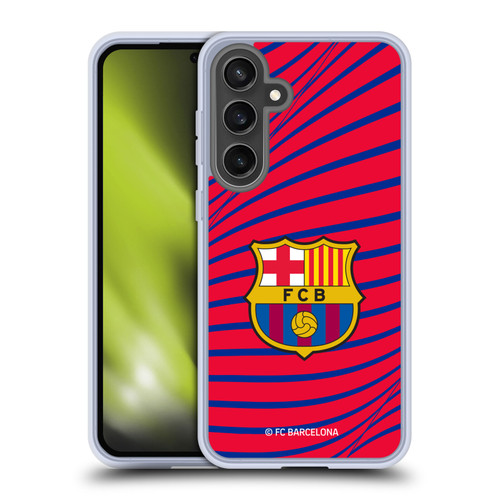 FC Barcelona Graphics Texture Soft Gel Case for Samsung Galaxy S24 FE & MagSafe