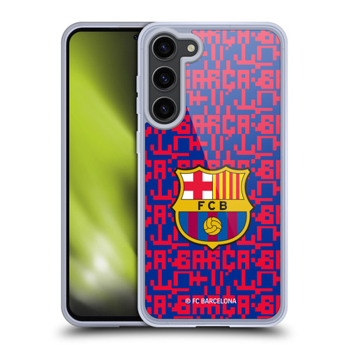 FC Barcelona Graphics Pattern Soft Gel Case for Samsung Galaxy S23+ 5G & MagSafe