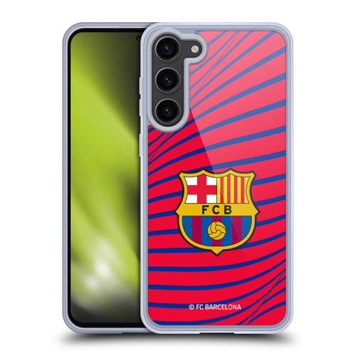 FC Barcelona Graphics Texture Soft Gel Case for Samsung Galaxy S23+ 5G & MagSafe