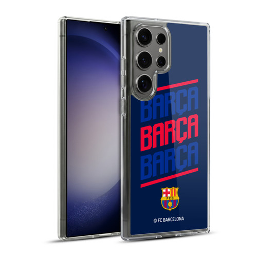 FC Barcelona Graphics Barca Type Soft Gel Case for Samsung Galaxy S23 Ultra 5G & MagSafe
