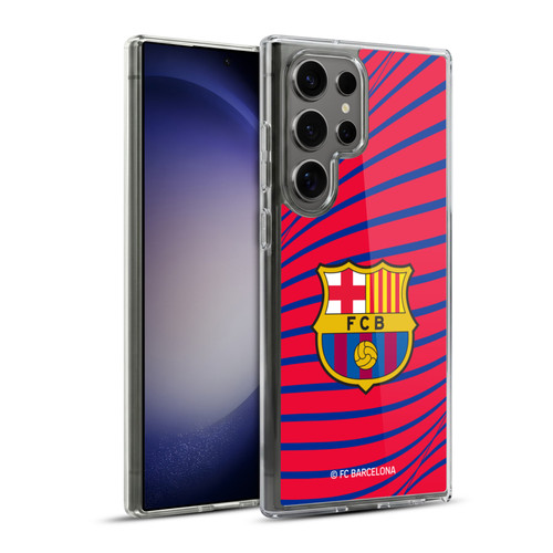 FC Barcelona Graphics Texture Soft Gel Case for Samsung Galaxy S23 Ultra 5G & MagSafe