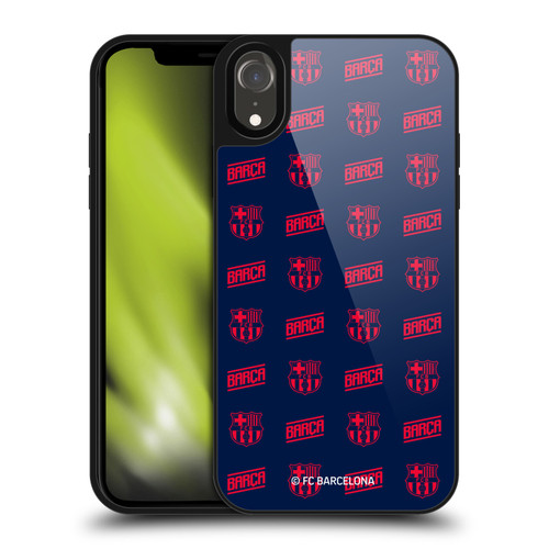 FC Barcelona Graphics Crest Pattern Gel Armour Case For Apple iPhone XR