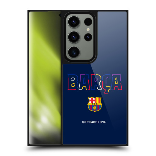 FC Barcelona Graphics Neon Barca Gel Armour Case For Samsung Galaxy S24 Ultra 5G