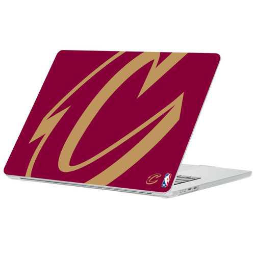 NBA Cleveland Cavaliers Logo Oversized Clear Hard Crystal Armour Laptop Case for Apple MacBook Air 13.6" A2681/A3113/A3240 2022/2024/2025