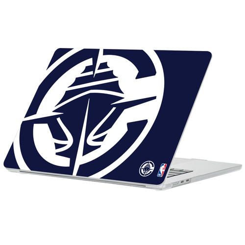 NBA Los Angeles Clippers Logo Oversized Clear Hard Crystal Armour Laptop Case for Apple MacBook Air 13.6" A2681/A3113/A3240/A3449 2022/2024/2025/2026