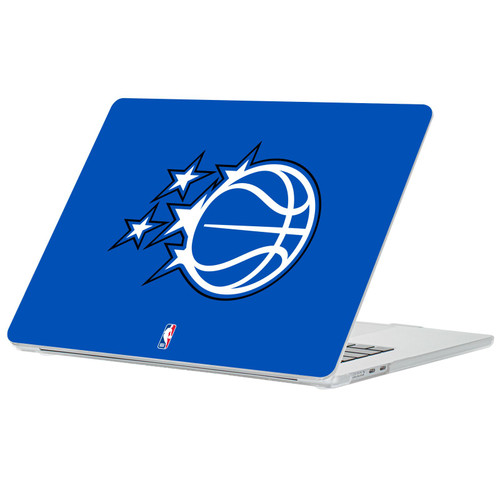 NBA Orlando Magic Logo Blue Clear Hard Crystal Armour Laptop Case for Apple MacBook Air 13.6" A2681/A3113/A3240/A3449 2022/2024/2025/2026