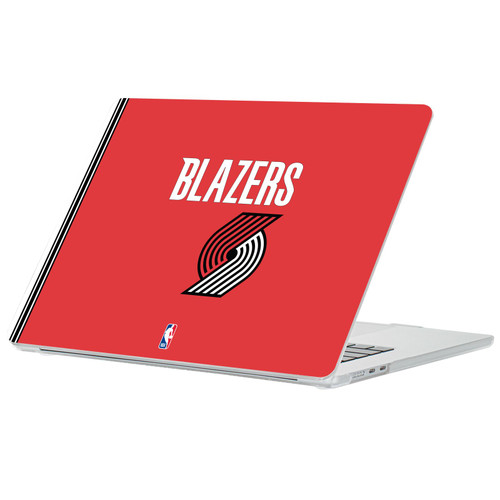 NBA Portland Trail Blazers Logo Retro Design Clear Hard Crystal Armour Laptop Case for Apple MacBook Air 13.6" A2681/A3113/A3240/A3449 2022/2024/2025/2026