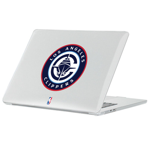 NBA Los Angeles Clippers Logo Primary Clear Hard Crystal Armour Laptop Case for Apple MacBook Air 13.6" A2681/A3113/A3240 2022/2024/2025