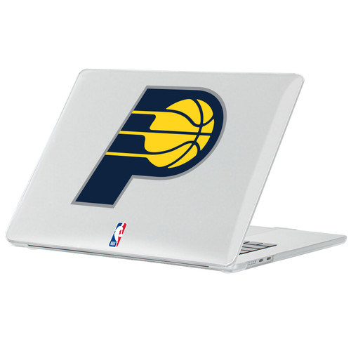 NBA Indiana Pacers Logo Navy Blue Letter Clear Hard Crystal Armour Laptop Case for Apple MacBook Air 13.6" A2681/A3113/A3240 2022/2024/2025