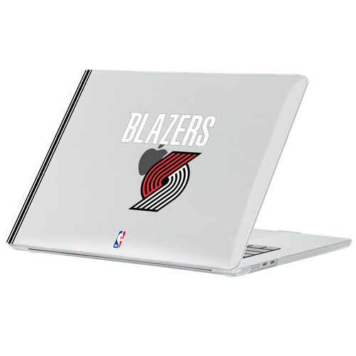 NBA Portland Trail Blazers Logo Retro Design Text Clear Hard Crystal Armour Laptop Case for Apple MacBook Air 13.6" A2681/A3113/A3240 2022/2024/2025