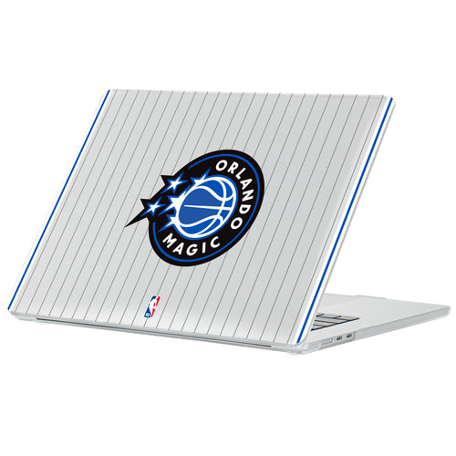 NBA Orlando Magic Logo Black Design Text Clear Hard Crystal Armour Laptop Case for Apple MacBook Air 13.6" A2681/A3113/A3240 2022/2024/2025
