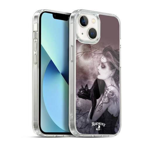 Alchemy Gothic Graphic Art Minnaloushe Moon Soft Gel Case for Apple iPhone 13