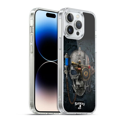 Alchemy Gothic Graphic Art Necronaut Soft Gel Case for Apple iPhone 14 Pro Max & MagSafe
