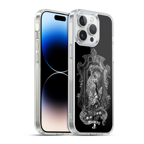 Alchemy Gothic Graphic Art Widow Soft Gel Case for Apple iPhone 14 Pro Max & MagSafe