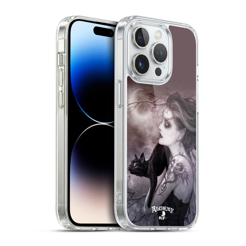 Alchemy Gothic Graphic Art Minnaloushe Moon Soft Gel Case for Apple iPhone 14 Pro & MagSafe