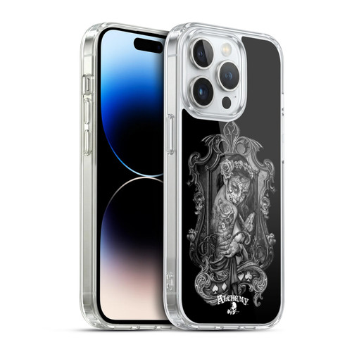 Alchemy Gothic Graphic Art Widow Soft Gel Case for Apple iPhone 14 Pro & MagSafe