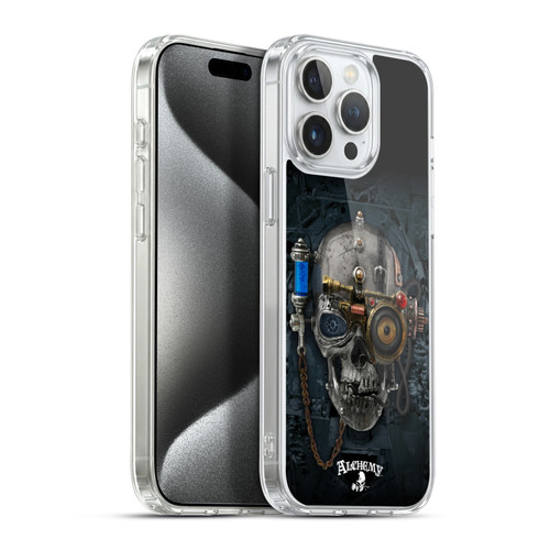 Alchemy Gothic Graphic Art Necronaut Soft Gel Case for Apple iPhone 15 Pro Max & MagSafe