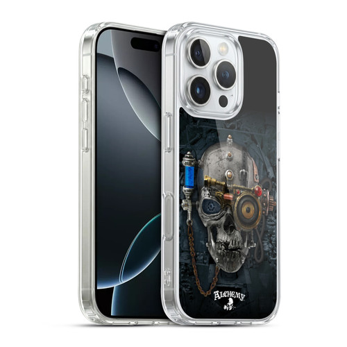 Alchemy Gothic Graphic Art Necronaut Soft Gel Case for Apple iPhone 16 Pro & MagSafe