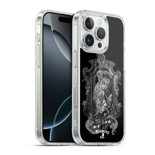 Alchemy Gothic Graphic Art Widow Soft Gel Case for Apple iPhone 16 Pro & MagSafe